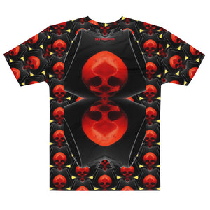 Smooth Warning Skulls  AOP T-Shirt - SkySkull Art