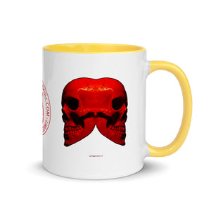 Left Right Skull 333 Mug with Color - SkySkull Art