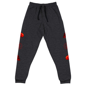 Rosso Corsa Edition Printed on both legs.,Unisex Joggers - SkySkull Art