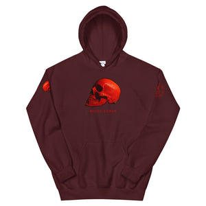 Rosso Corsa Edition Printed on Front. Back and Both Sleeves, Unisex Hoodie - SkySkull Art