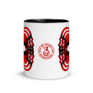 Skull World Canadian Flag Mug with Color 11oz - SkySkull Art