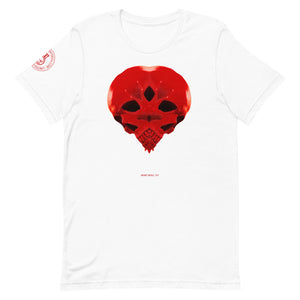 Heart Skull 737 Printed on Front, Back + Right Sleeve ,Unisex - SkySkull Art