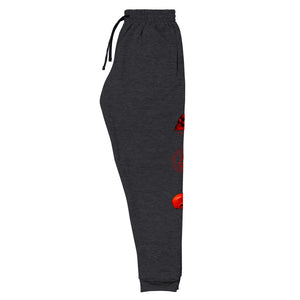 Rosso Corsa Edition Printed on both legs.,Unisex Joggers - SkySkull Art