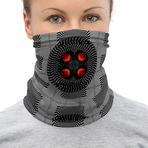 Hypnotic X Plus Skull Neck Gaiter - SkySkull Art